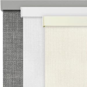 AOSKY Linen Roller Blinds Shades for Indoor Windows Pull Down Cordless Blackout Black Out Window Shade 20 Inch Blinds for Home Beige, 20"W x 72"H