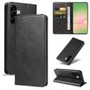 WHHSW for Samsung Galaxy A56 Wallet Case | Premium Nappa Leather [RFID Blocking] | Wallet Case with Card Slots & Magnetic Clasp | Balanced Stand Flip Case | Wallet Phone Cases (Nappa Black)