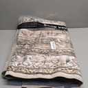 Soalmost 5x7 Area Rugs Low Pile Indoor Washable Trendy Faded Style Rugs for Bedroom Living Room Dining Room Foldable Non-Slip Thin Print Mat Green Olive Beige