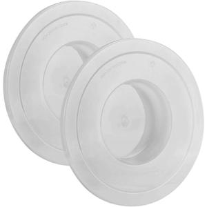 Upgrade Mixers Bowl Covers for Kitchen aid accessories attachments, Fits Stainless Steel Bowl Lift Stand Mixers 5-6 Quart Models KV25G KP26M1X (2 Pack)