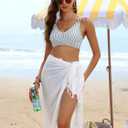 ANRABESS Bikini Sets for Women V Neck Criss Cross Two Piece Swimsuit Sexy Cutout Bathing Suit 2026 Beach Vacation Swimwear (M)