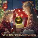 YAZJIWAN 3D Flower Crystal Ball Lamp,3.15inch Multi-Color Changing Bedroom Decor Night Lights,Christmas Birthday Gifts for Boys, Girls