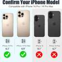 AGVEE 16 Pro & Max 3+3 6 Pack for iPhone 13 6.1" / 13 Mini 5.4" Camera Lens Protector, Bling Diamond & Bling Glitter Metal Ring 9H Tempered HD Glass Camera Cover Film, Bling-Pink