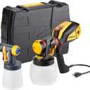 Wagner Spraytech 02419307 FLEXiO 595 Handheld HVLP Paint Sprayer, Sprays Most Unthinned Latex, Includes Two Nozzles - iSpray & Detail Finish Nozzle, Complete Adjustability, Lightweight Design