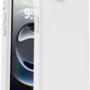 Vooii Compatible with iPhone 16e Case, Liquid Silicone Upgrade [Camera Protection] [Soft Anti-Scratch Microfiber Lining] Shockproof Phone Case for iPhone 16e 6.1 inch - White