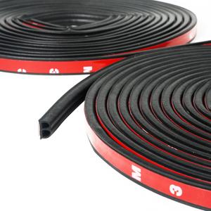 65.6 Ft Universal Self-Adhesive Auto Rubber Weather Draft Seal Strip - B-Shaped for Car, Truck, Pickups, Boats, and RVs