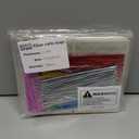 400 PCS 3" x 5" Thick Clear Cello Treat Bags Durable Plastic Cellophane Bag With Ties Packing Bakery Popcorn Cookies Candies Lollipop Treat Poly Bags