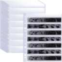 50 Pack 7x6 Negative Sleeves for 35mm Film - Acid-Free Negative Pages, Archival Storage Sheets for 35mm/135 Film Collect & Organization - Holds 2100 Frames