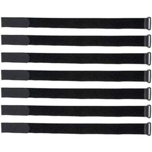 VELCRO Brand 91836 VELSTRAP Cinch Straps with Buckle, Pack of 25, 12 in x 1 in, Black