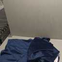 Blue Blackout Velvet Curtains 84 inch for Living Room - Block Light Thermal Insulated Velour Rod Pocket Drapes for Bedroom and Living Room, Set of 2 Panels