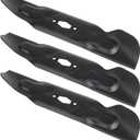 Sounrui High‑Lift Mower Blades 742P05086 (3‑Pack) – OEM Fit for Cub Cadet Enduro XT1‑GT54, XT2‑ST54, ZT1‑54, ZT2‑54 54″ Decks – Heavy‑Duty Powder‑Coated Steel, Pre‑Sharpened