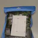 2 Pair Plus Size Closed Toe Compression Socks with Zipper, Compression Stockings for Overweight Women Men 15-20 mmHg (3X-Large)