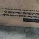 Vesgantti 109" U Shaped Cloud Sectional Sofa, Comfy Corduroy Upholstered Sectional Modular Sofas for Living Room, Modern Modular Couch with 2 Ottoman Deep Seat, Dark Grey