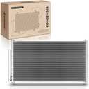 A-Premium Air Conditioning A/C Condenser Compatible with 2011-2017 Honda Odyssey V6 3.5L, Replace# 80110TK8A01, 80110SK8A01