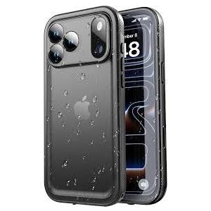SPORTLINK for iPhone 17 Pro Case  IP68 Waterproof Military Protective Full Body Heavy Duty Shockproof 360 Sealed Dustproof with Camera Screen Protector Phone Cover for iPhone 17 Pro 6.3" Black
