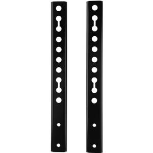 IFCASE Steel VESA Extension Brackets for TV Ceiling/Wall Mounts, Adjustable Heavy Duty Vertical VESA Extender Replacement Bracket (Black)