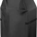 Grill Cover, 32 inch Small Gas Grill Cover for Outdoor Grill, Waterproof, Weather Resistant, UV & Fade Resistant, BBQ Grill Cover with Hook and Loop Straps, Black