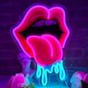 Lips Tongue Neon Sign Tongue LED Neon Light Up Sign for Wall Decor Tongue Drool LED Sign Neon Light for KTV Bar Pub Man Cave Bedroom Party Wedding Decor