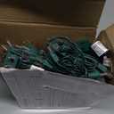 PREXTEX 300 Count Clear Christmas Tree Lights with Green Wire - 60 ft Warm White Christmas Lights for Indoor or Outdoor Use - Holiday Incandescent String Lights for Xmas Trees, Patios, and Fences