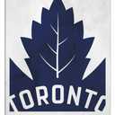 Trends International NHL Toronto Maple Leafs - Logo 25 Wall Poster, 22.4L x 14.7W, White Framed Version