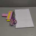 Feifeiya Paper Crimper, 9 Pinking Shears, Glossy Thin Inkjet Paper 100 Sheets 8.25 x 11.6 Inches for Chip Bags Crafting for Inkjet Printer, Dye Ink 115gsm(Purple, Pink) (Multicolor)