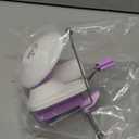 SPEENSUN Yarn Winder, 3.5 OZ Easy-to-Install and Efficiently Yarn Spinner with Lower Noise, Robust ABS Material Ball Winder for Crochet and Knitting Lover for Yarns Below Size 5 (White-Purple)