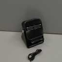 Wireless Induction Speaker 5-in-1 Bluetooth Speaker with Phone Stand,Stereo Sound, 3500mAh Rechargeable, 8 RGB Ambient Light, 360 Adjustable Holder for iPhone/Android/iPad,Gifts for Men Women (Black)