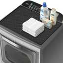 Washer and Dryer Top Protector Mat, 26" x 18" Silicone Washing Machine Top Cover, Non-Slip Waterproof Washer Dryer Mat for Home, Kitchen & Laundry Room