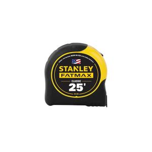 STANLEY FATMAX Tape Measure, 25-Foot (33-725) (Black, Yellow)