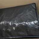 Reusable Grocery Bag with Wheels, Large Black Rolling Tote