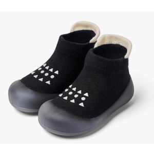 Baby Sock Shoes Baby Walking Shoes Infant Non-Slip Breathable Slippers with Soft Rubber Sole Baby Boys Girls Sneakers 12-18 Months