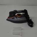 Steam Iron for Clothes with LCD Screen, 1700W Iron Non-Stick Ceramic Soleplate, Auto Shutoff, Self-Cleaning, Steam Burst, Spray Mist 10.14oz Water Tank Ironing Clothes for Home