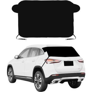 Car Rear Windshield Cover for Ice and Snow, Thicken Rear Frost Guard Windshield Cover for Cars Hatchback Sedan Trucks Vans and SUV58"x 42"