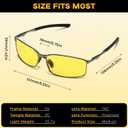 Men's Polarized SunglassesUltra Light Rectangular Metal Frame with Spring Hinge for Driving & Golf