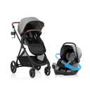 Evenflo Shyft Intuiti Travel System with Revolve180 LiteMax NXT Rotating Rear-Facing Lightweight Preemie and Infant Car Seat 3-30 lbs. (Fossil Gray), Exp: 2030-12-09
