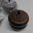 Michanco 3 Inch/ 7CM Round Furniture Legs Replacement Couch Sofa Legs Set of 4 Chunky Bun Feet for Furniture Wood Legs Mid Century Predrilled M8 Bolt