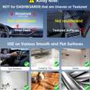 Latest Magnetic Car Phone Holder Ultra Vacuum Suction Cup Phone Mount Magnetic Car Mount Cell Phone Holder for Your Car Accessories for iPhone 15 14 13 12 Android (Black)