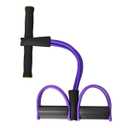 Resistance Bands with Handles, 6 Tubes Foot Pedal Resistance Elastic Bands, Sitting Exercise, Multifunction Fitness Bands for Abdomen, Waist and Arm