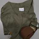 Baby Safari Outfit Wild One Birthday Outfit Girl Short Sleeve Safari Jumpsuit with Hat Toddler Zoo Keeper Outfit (12-18 Months, Army Green)