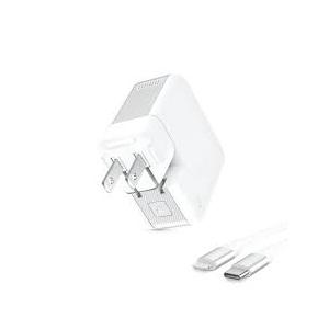 Just Wireless 45 Watt Wall Charger Dual Charger Usb-C , Usb-A