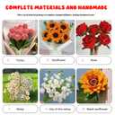 Pipe Cleaners Craft Bulk - Thick 6mm Fuzzy Stems for DIY Flowers, 300PCS Multi-Color Chenille Stems for Art Projects (Shape-yu)