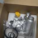 Aluminum Water Pump With Belt 2.0L L4 Compatible with A3 A4 A5 A6 Q3 Q5 TT Passat Jetta Golf GTI Eos Beetle CC Replace 06H121026AF 1312460