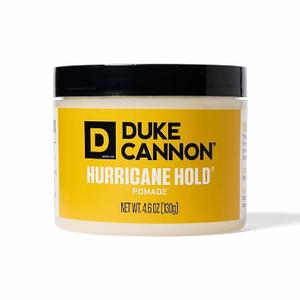 Duke Cannon Supply Co. Hurricane Hold Pomade – 4.6 oz – Extra Strong Hold, No Shine, WaterBased for Easy Washout, LongLasting Hair Control