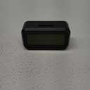 Upgraded Digital Alarm Clock, 4.3" LED Display with Temperature Larger Lound Light Control Portable Snooze Calendar Brightness with Battery Powered Alarm Clocks Bedside for Everyone (Black)