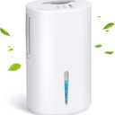 Small Dehumidifier for Bedroom up to 1000 Sq.Ft, 68 OZ Water Tank Dehumidifier for Home with Auto Shut-Off, Mini Dehumidifier with 7 Color LED Lights for Bathroom, Basement, Closet, Garage, RV