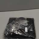 Upgraded Reinforced Pet Screen Door Thickened Cat Resistant Mesh Screen Door for Living Room, Bedroom, Patio, Dog Cat Scratch Proof Screen with Zipper Closure (Fits Door Size up to 34''x 82'', Black)