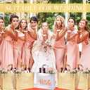 Cindeer 12 Pcs Bridesmaid Bags Holographic Bachelorette Gift Bags Glossy(Silver, Gold,I Do Crew)