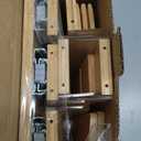 SpaceAid Bamboo Pull Out Spice Rack Organizer for Cabinet, Heavy Duty Slide Out Seasoning Kitchen Pantry Sliding Vertical Organization, 7.6" Wide, 3 Drawers(2" Wide), 2-Tier, Natural