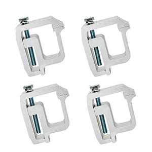 Etetost 4 Pack Truck Cap Mounting Clamps, Heavy Duty Ladder Racks Clamps, Truck Topper Camper Shell Clamps for Ford F150 F250 Chevy Silverado Sierra 1500 2500 3500 Dodge Dakota Ram 1500 2500 3500