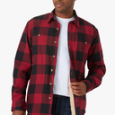 Wrangler Authentics Mens Long Sleeve Sherpa Lined Shirt Jacket, Size Large 